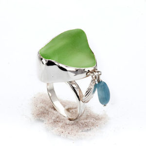Ring glas silver Anna Örnberg