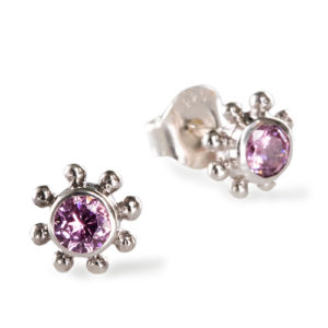 Örstift silver Anna Örnberg zirconia